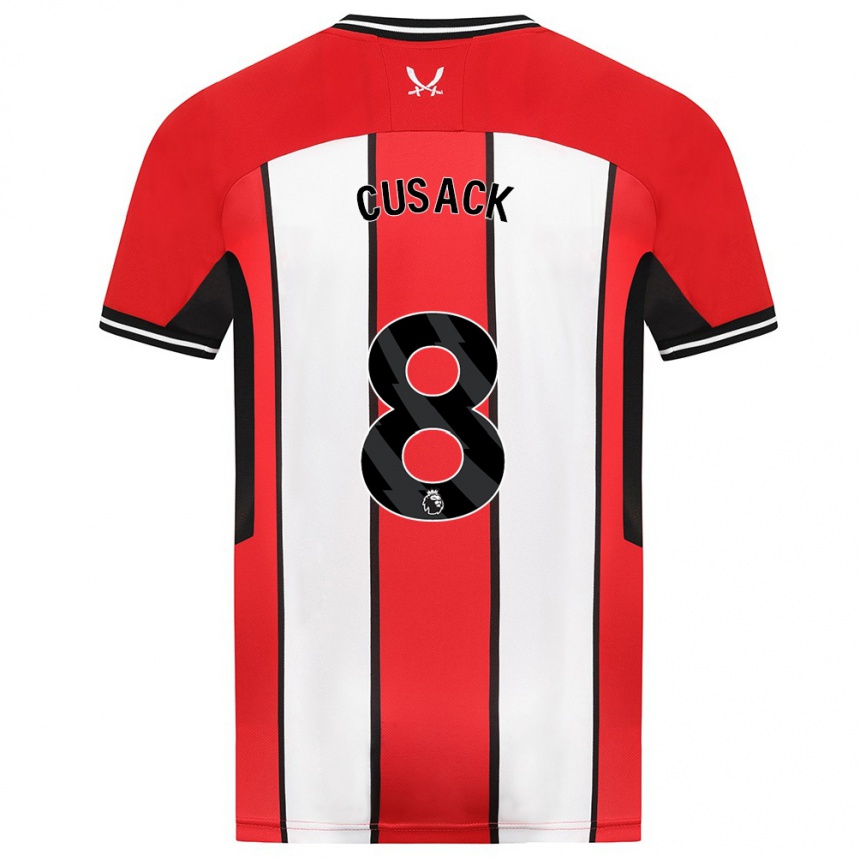 Hombre Fútbol Camiseta Maddy Cusack † #8 Rojo 1ª Equipación 2023/24