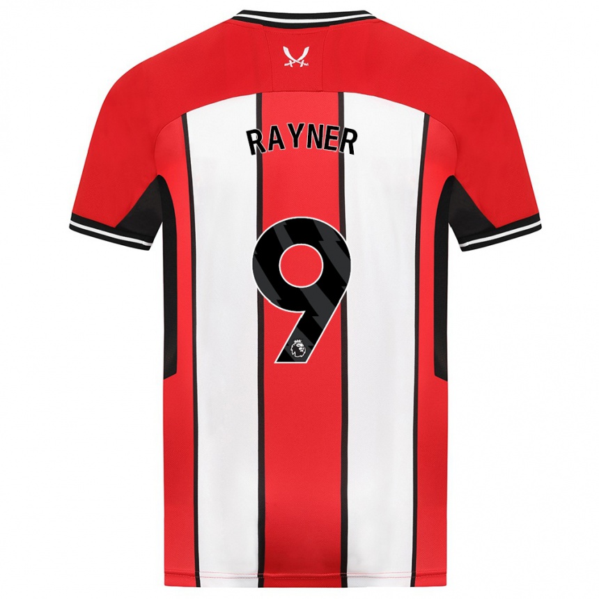 Hombre Fútbol Camiseta Rebecca Rayner #9 Rojo 1ª Equipación 2023/24