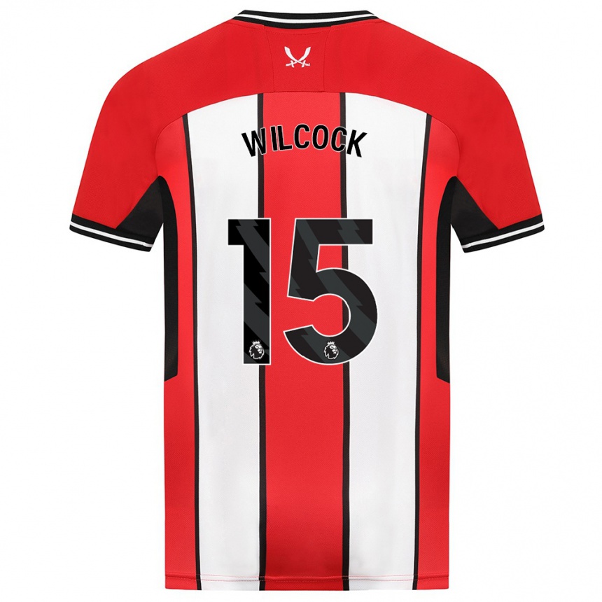 Hombre Fútbol Camiseta Tamara Wilcock #15 Rojo 1ª Equipación 2023/24