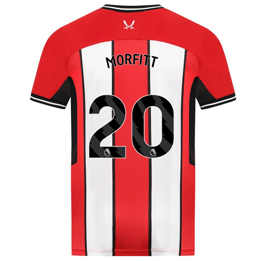 Hombre Fútbol Camiseta Izzy Morfitt #20 Rojo 1ª Equipación 2023/24