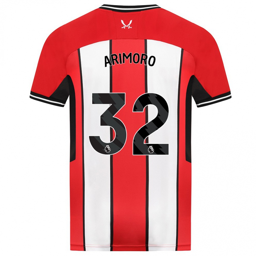 Hombre Fútbol Camiseta Juliet Khinde Adebowale-Arimoro #32 Rojo 1ª Equipación 2023/24