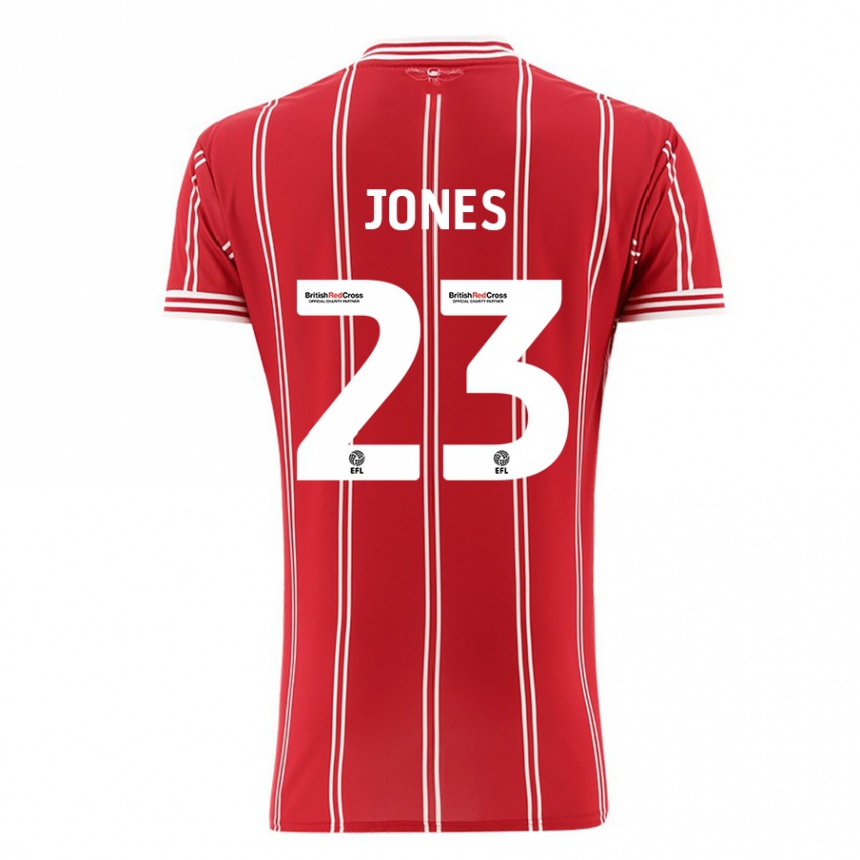 Hombre Fútbol Camiseta Carrie Jones #23 Rojo 1ª Equipación 2023/24