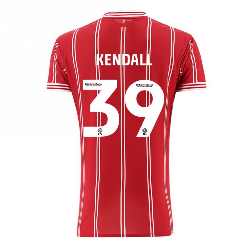 Hombre Fútbol Camiseta Maya Kendall #39 Rojo 1ª Equipación 2023/24