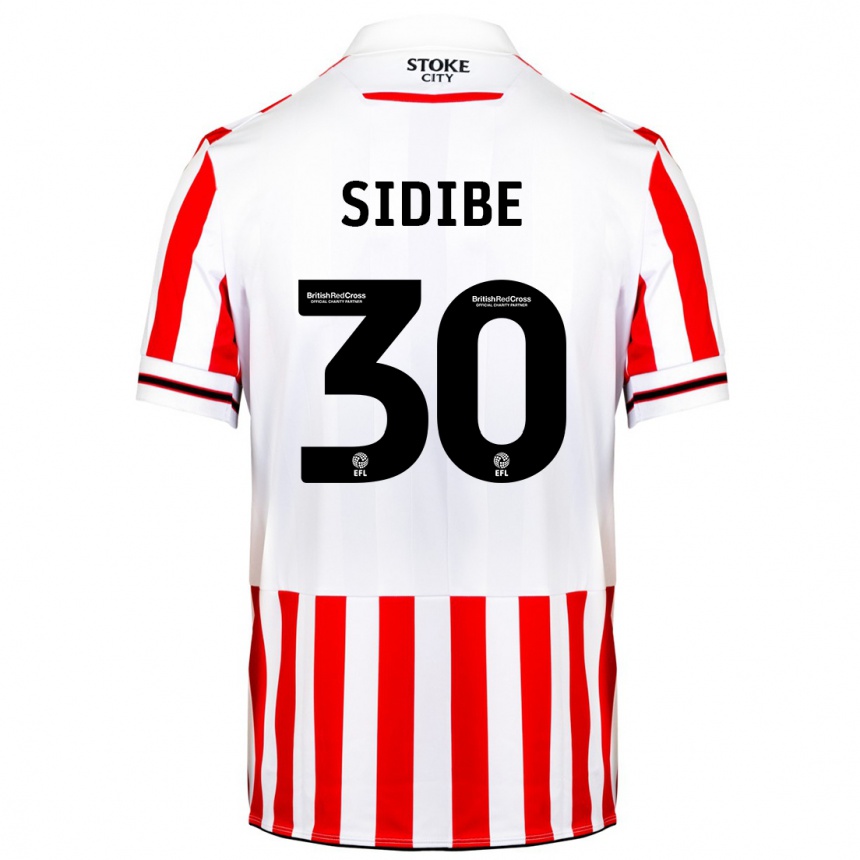 Hombre Fútbol Camiseta Souleymane Sidibe #30 Rojo Blanco 1ª Equipación 2023/24