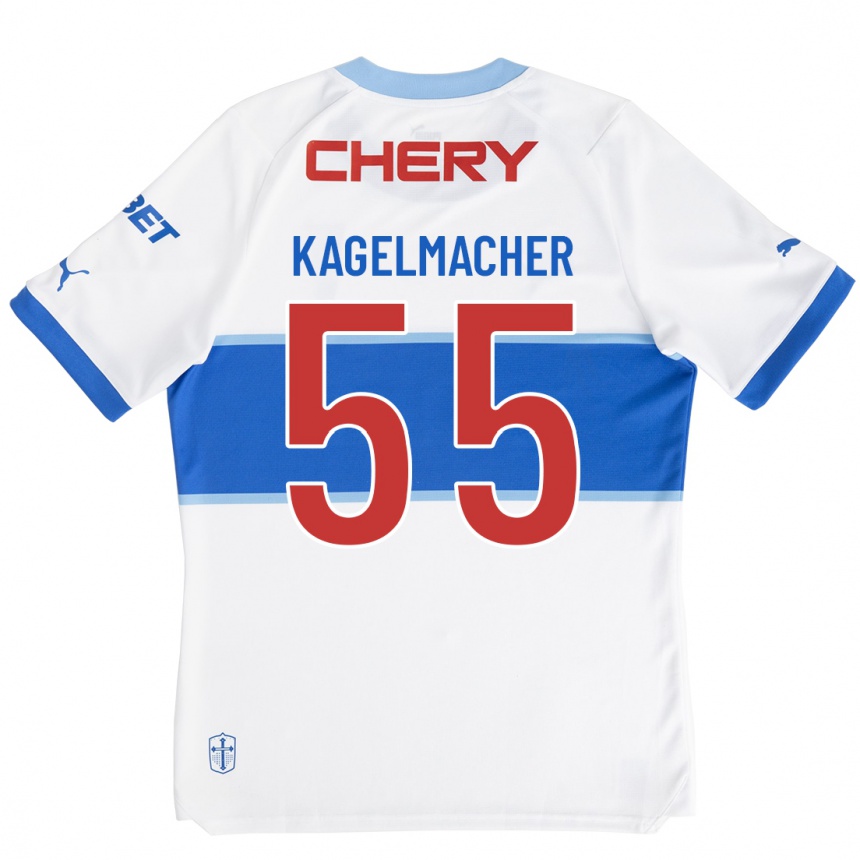 Hombre Fútbol Camiseta Gary Kagelmacher #55 Blanco 1ª Equipación 2023/24