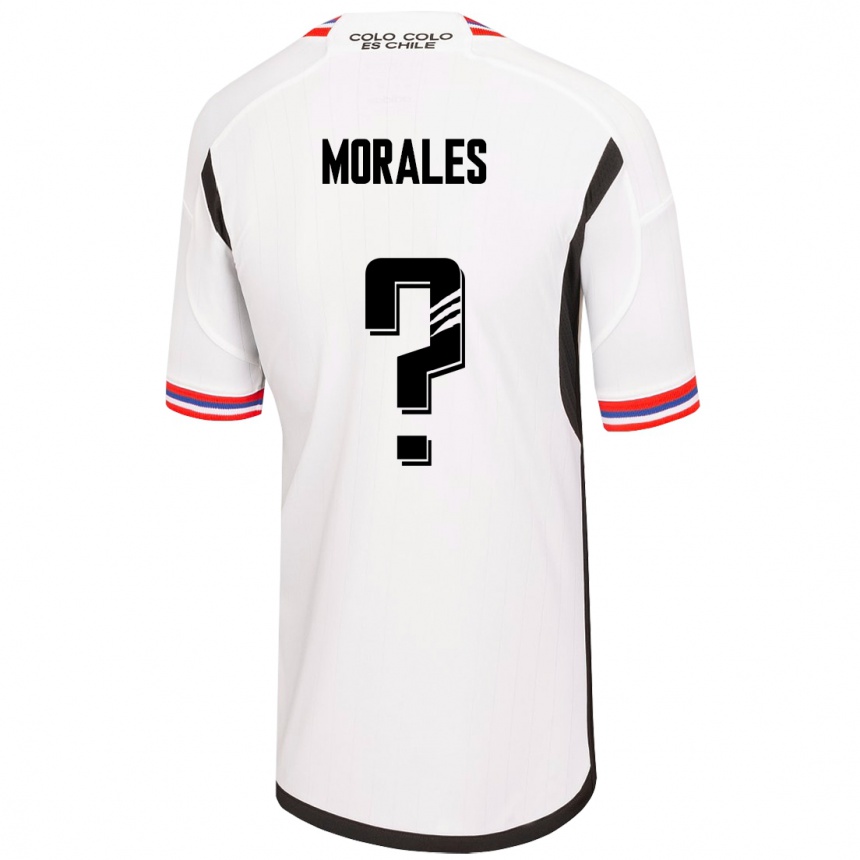 Hombre Fútbol Camiseta Benjamin Morales #0 Blanco 1ª Equipación 2023/24