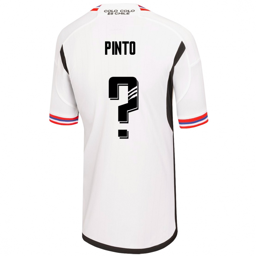 Hombre Fútbol Camiseta Matías Pinto #0 Blanco 1ª Equipación 2023/24