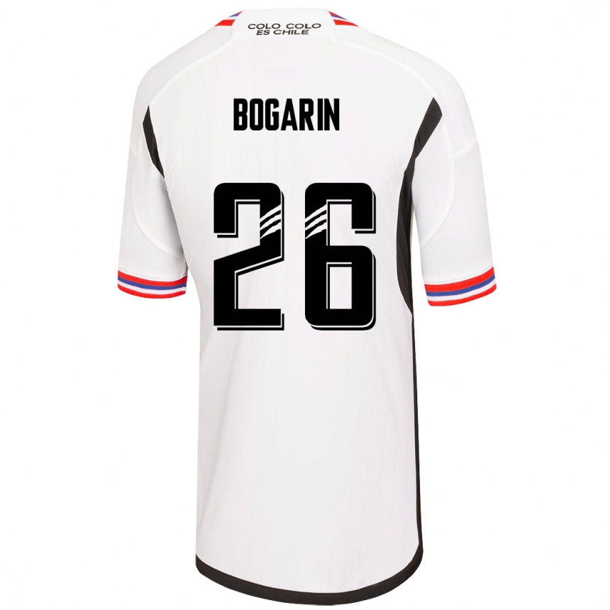 Hombre Fútbol Camiseta Dahiana Bogarín #26 Blanco 1ª Equipación 2023/24
