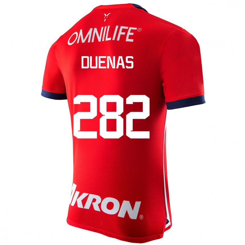 Hombre Fútbol Camiseta Omar Dueñas #282 Rojo 1ª Equipación 2023/24