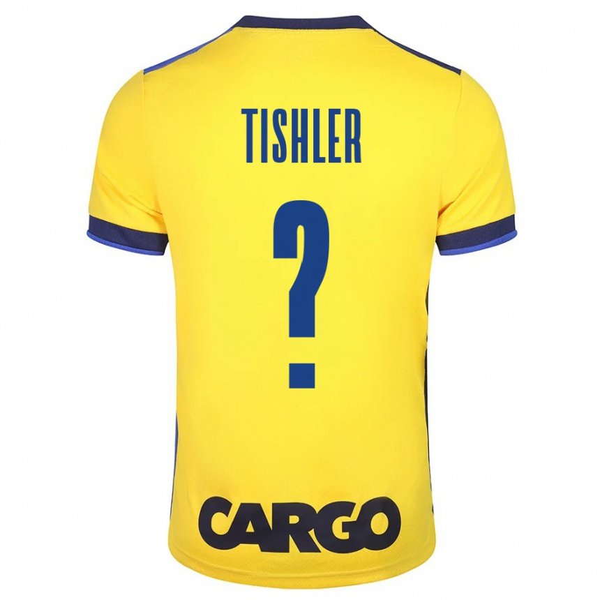 Hombre Fútbol Camiseta Daniel Tishler #0 Amarillo 1ª Equipación 2023/24