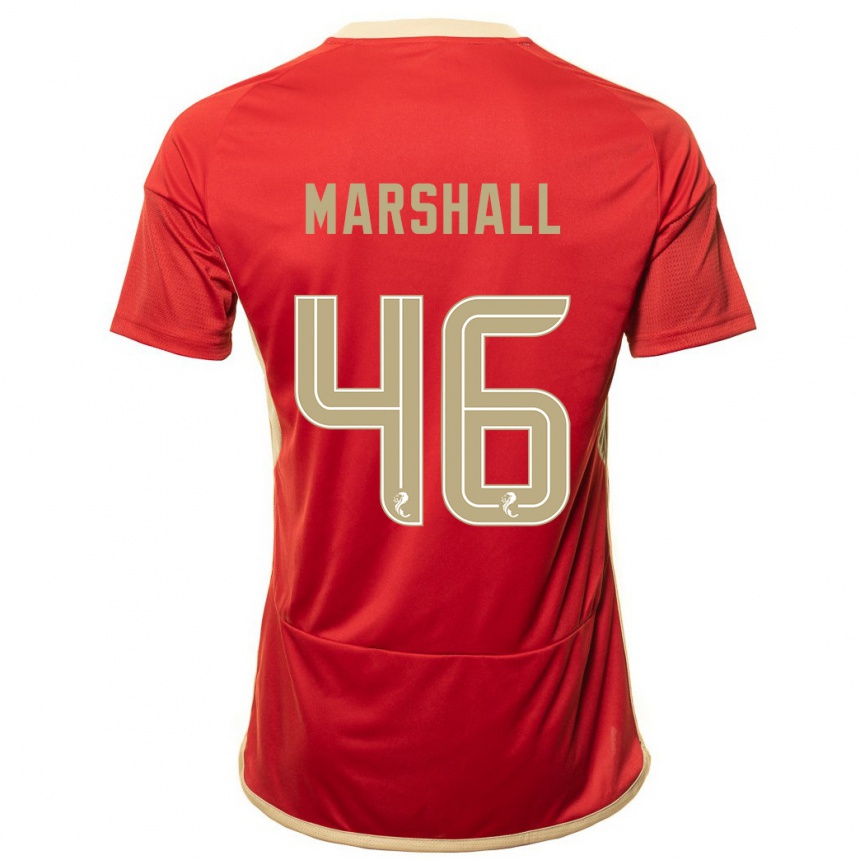 Hombre Fútbol Camiseta Findlay Marshall #46 Rojo 1ª Equipación 2023/24