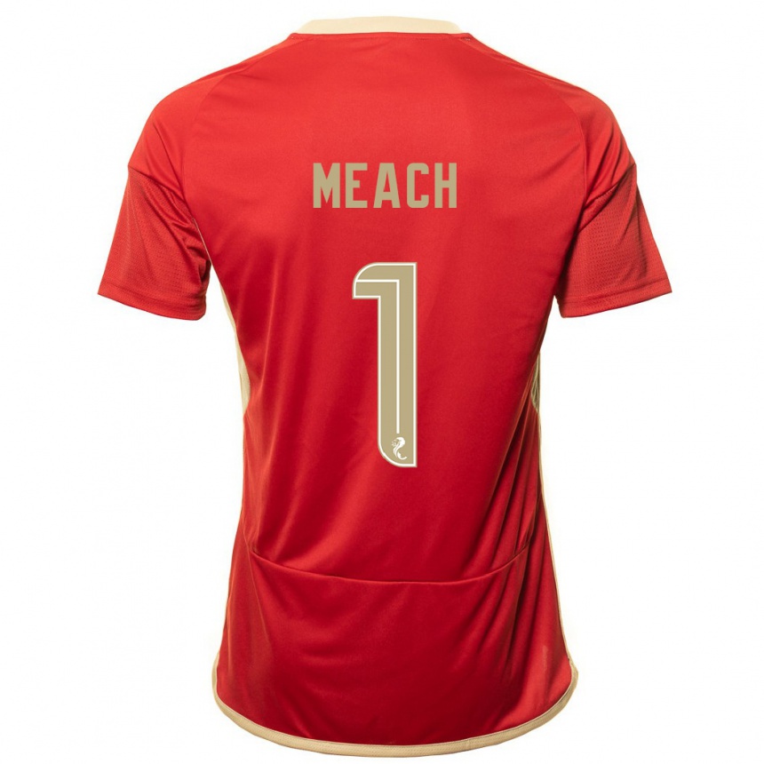 Hombre Fútbol Camiseta Aaliyah-Jay Meach #1 Rojo 1ª Equipación 2023/24