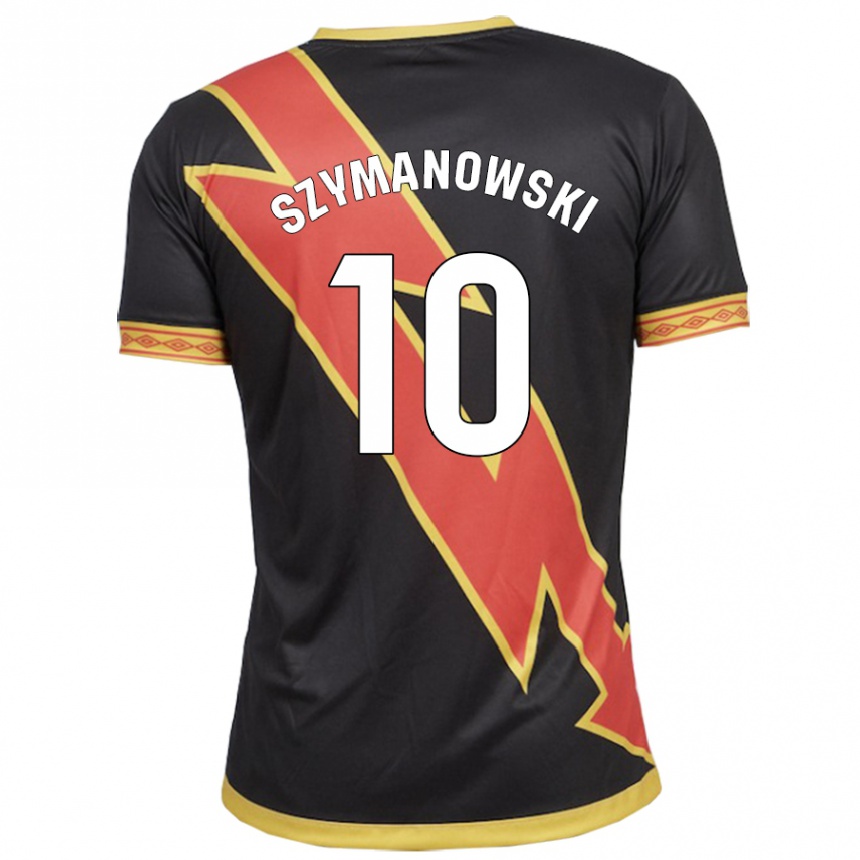 Hombre Fútbol Camiseta Marianela Szymanowski #10 Negro 2ª Equipación 2023/24