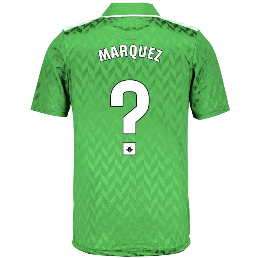 Hombre Fútbol Camiseta Enrique Márquez #0 Verde 2ª Equipación 2023/24