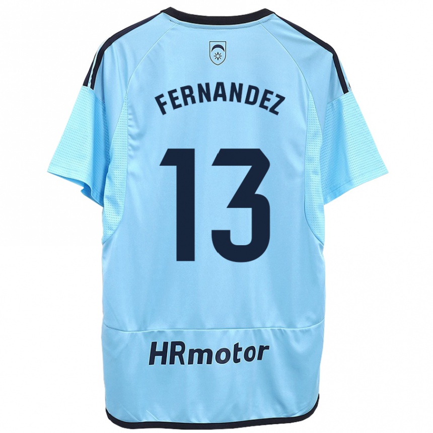 Hombre Fútbol Camiseta Aitor Fernández #13 Azul 2ª Equipación 2023/24