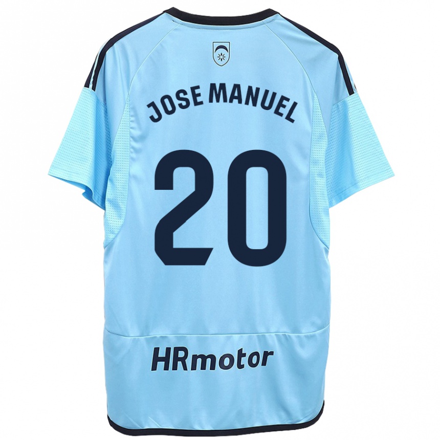 Hombre Fútbol Camiseta José Manuel Arnáiz #20 Azul 2ª Equipación 2023/24