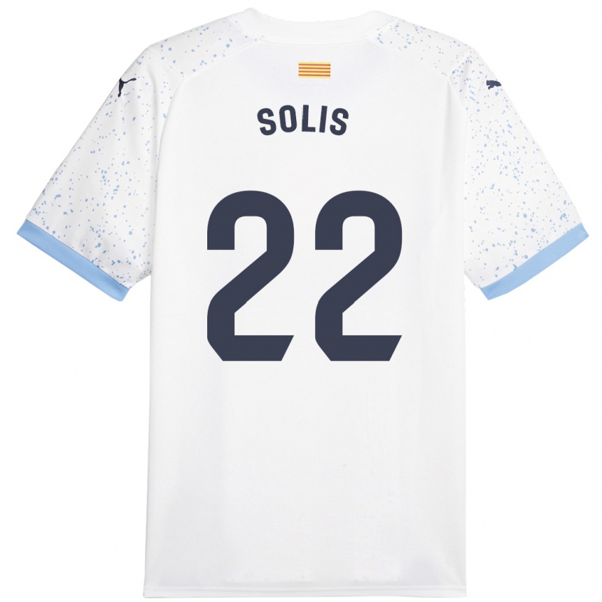 Hombre Fútbol Camiseta Jhon Solís #22 Blanco 2ª Equipación 2023/24