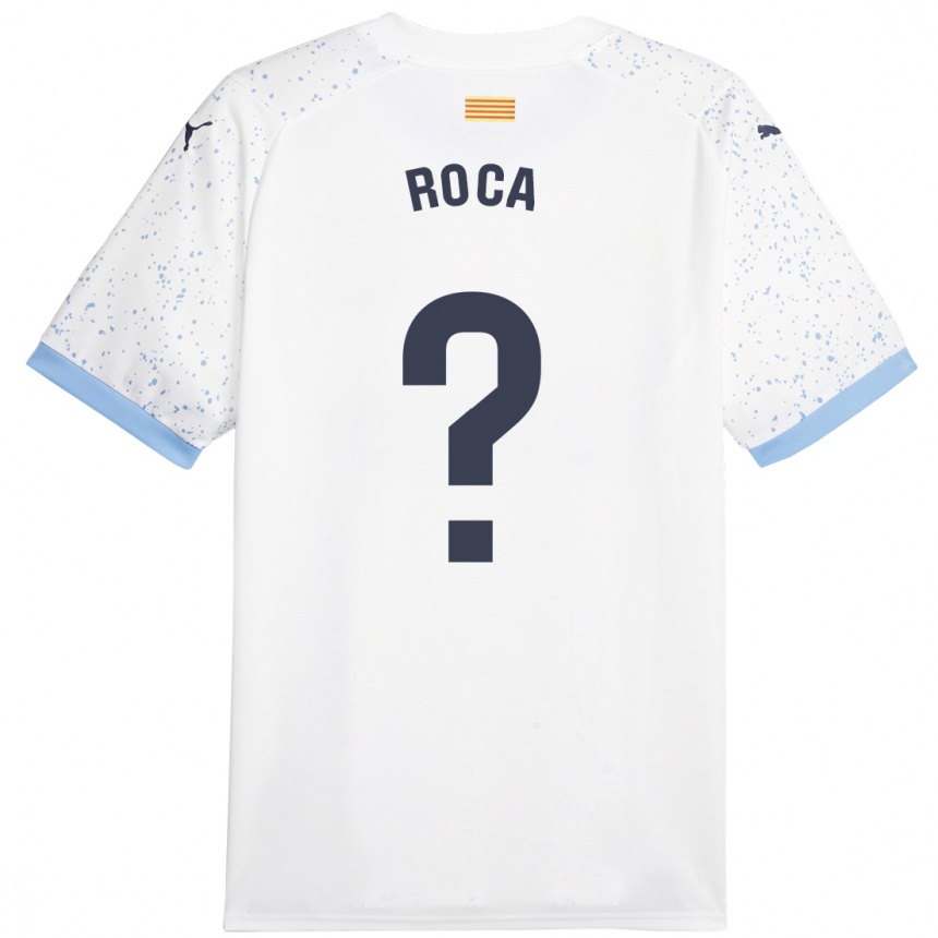 Hombre Fútbol Camiseta Joel Roca #0 Blanco 2ª Equipación 2023/24