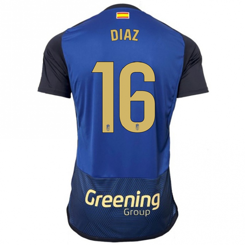 Hombre Fútbol Camiseta Víctor Díaz #16 Armada 2ª Equipación 2023/24