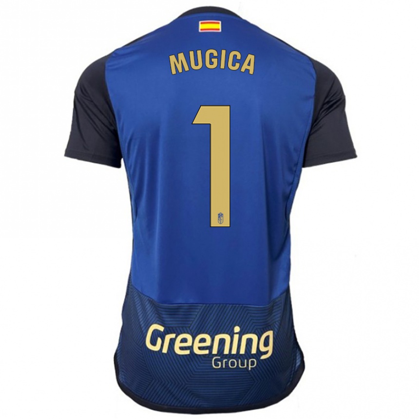 Hombre Fútbol Camiseta Juan Múgica #1 Armada 2ª Equipación 2023/24