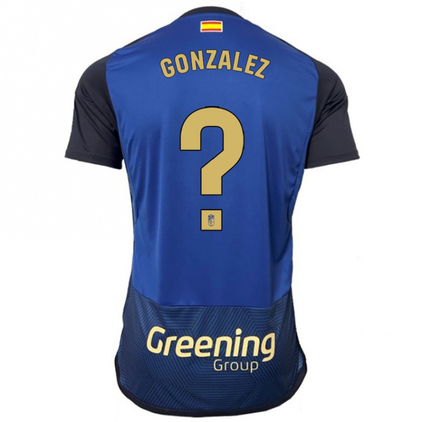 Hombre Fútbol Camiseta Paco González #0 Armada 2ª Equipación 2023/24