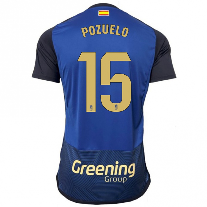 Hombre Fútbol Camiseta Esther Martín-Pozuelo #15 Armada 2ª Equipación 2023/24