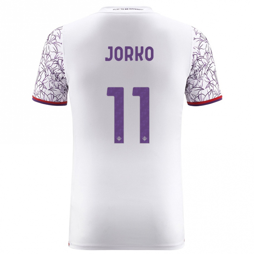 Hombre Fútbol Camiseta Jonathan Ikoné #11 Blanco 2ª Equipación 2023/24