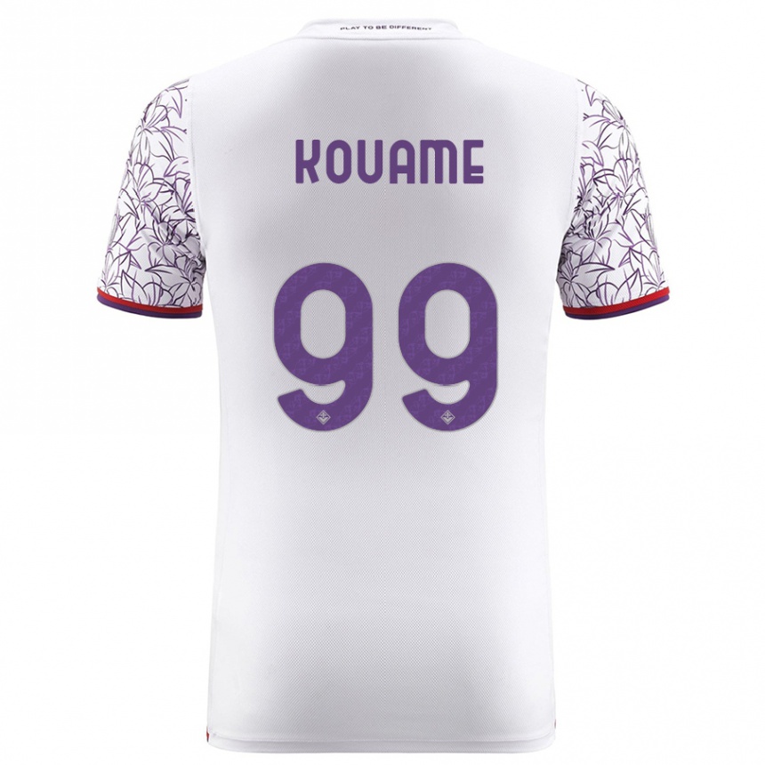 Hombre Fútbol Camiseta Christian Kouamé #99 Blanco 2ª Equipación 2023/24