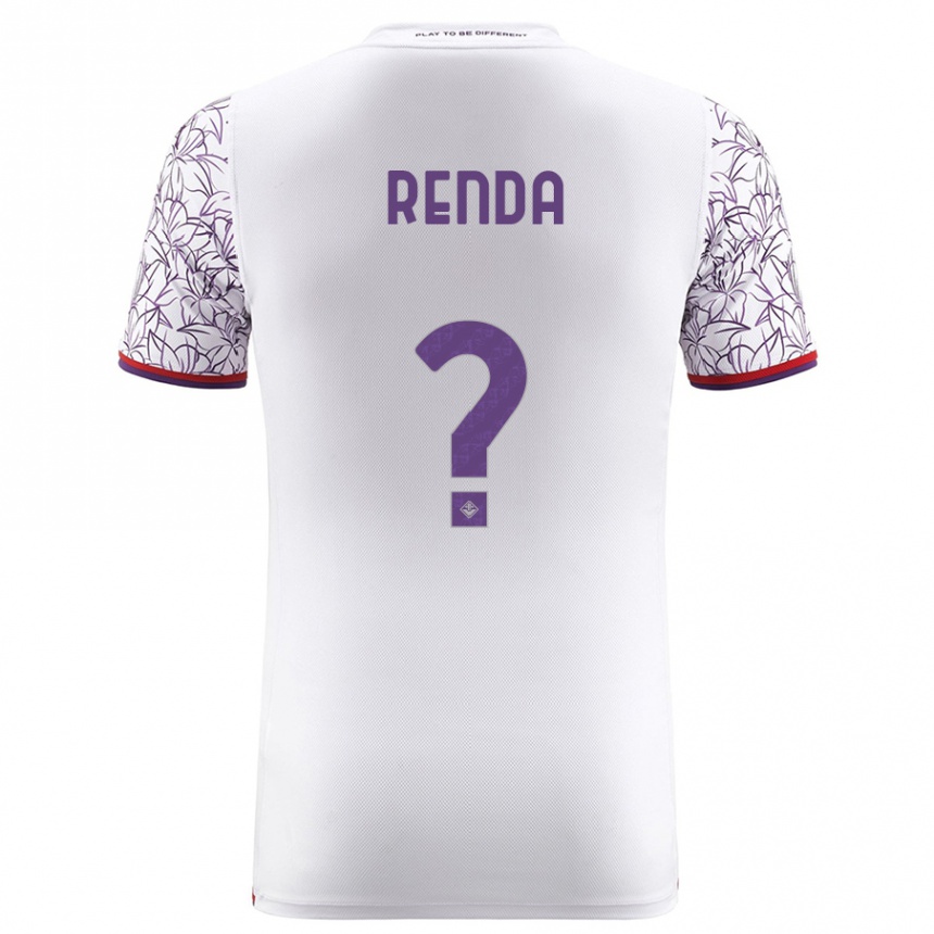 Hombre Fútbol Camiseta Thomas Renda #0 Blanco 2ª Equipación 2023/24