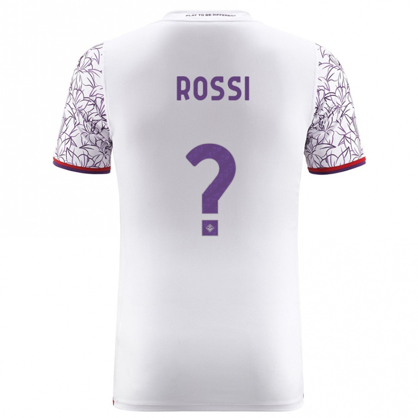 Hombre Fútbol Camiseta Alessandro Rossi #0 Blanco 2ª Equipación 2023/24