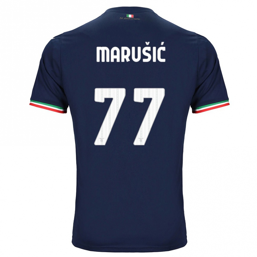 Hombre Fútbol Camiseta Adam Marusic #77 Armada 2ª Equipación 2023/24