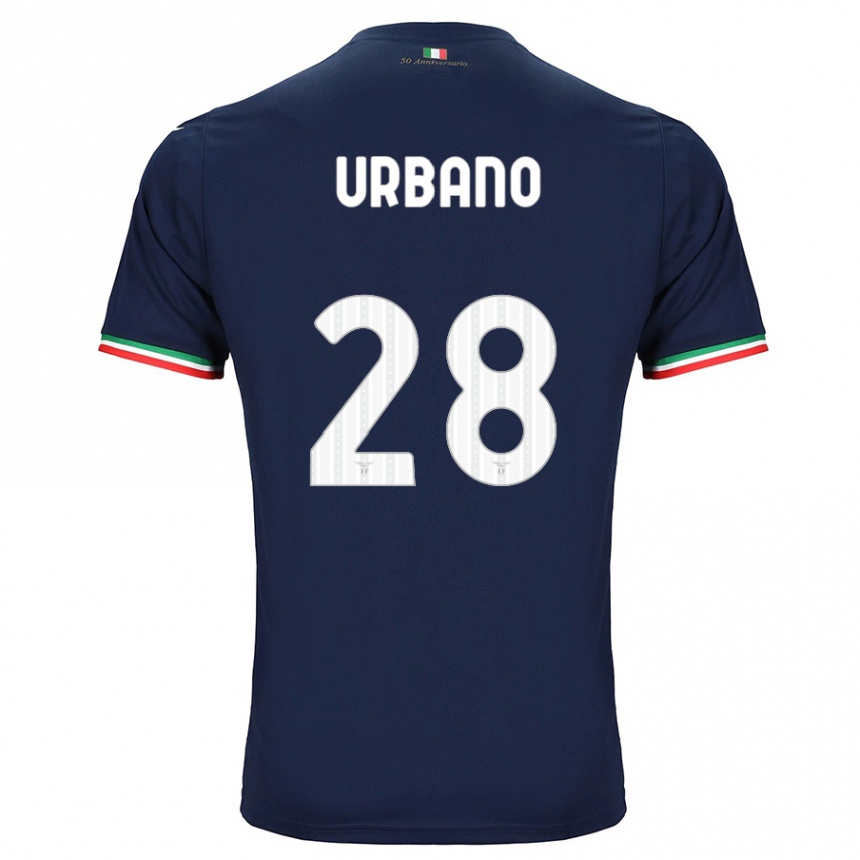 Hombre Fútbol Camiseta Nicolò Urbano #28 Armada 2ª Equipación 2023/24