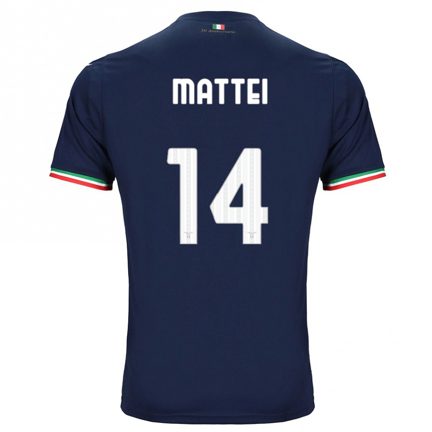 Hombre Fútbol Camiseta Sarah Mattei #14 Armada 2ª Equipación 2023/24