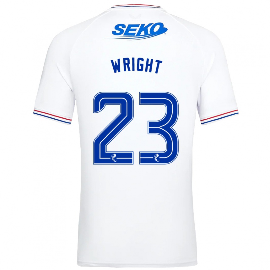 Hombre Fútbol Camiseta Scott Wright #23 Blanco 2ª Equipación 2023/24