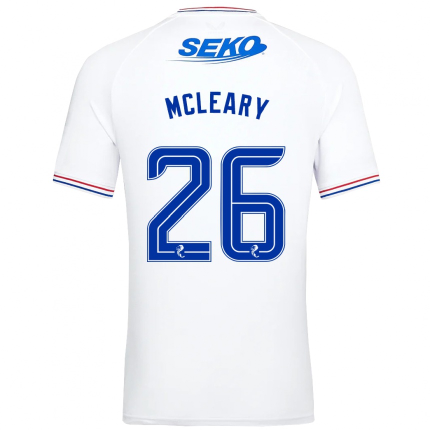 Hombre Fútbol Camiseta Jodi Mcleary #26 Blanco 2ª Equipación 2023/24