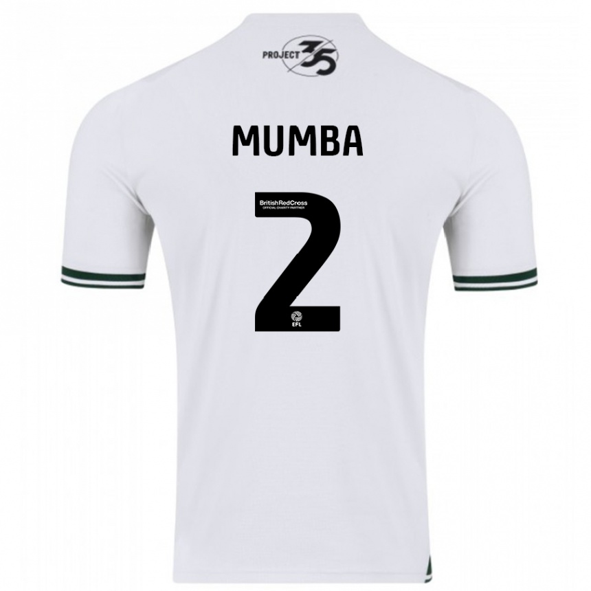 Hombre Fútbol Camiseta Bali Mumba #2 Blanco 2ª Equipación 2023/24