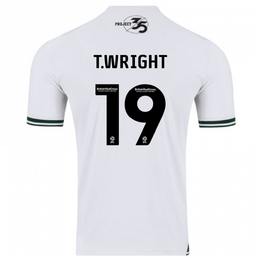 Hombre Fútbol Camiseta Tyreik Wright #19 Blanco 2ª Equipación 2023/24