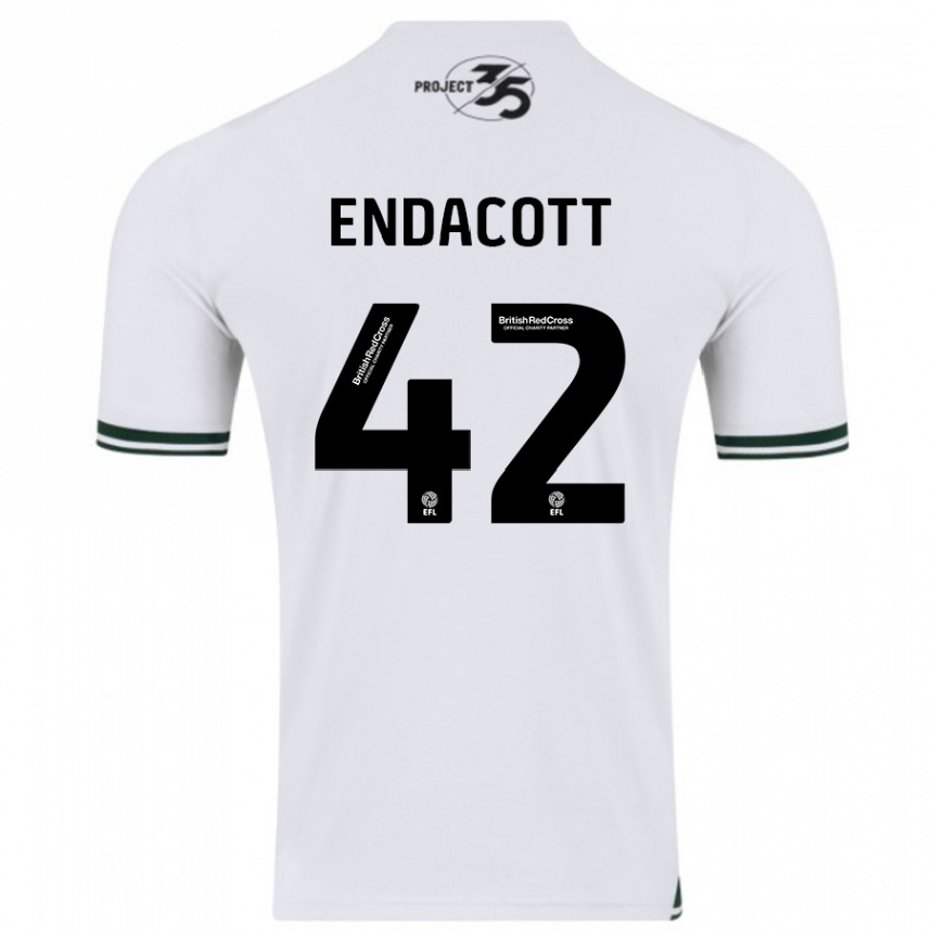 Hombre Fútbol Camiseta Jack Endacott #42 Blanco 2ª Equipación 2023/24