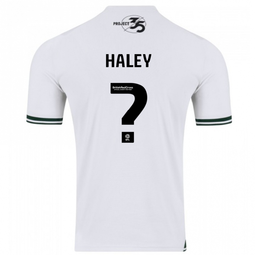 Hombre Fútbol Camiseta Toby Haley #0 Blanco 2ª Equipación 2023/24