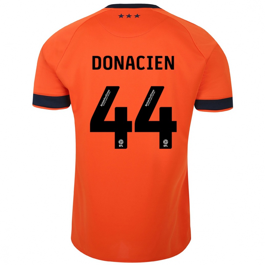 Hombre Fútbol Camiseta Janoi Donacien #44 Naranja 2ª Equipación 2023/24