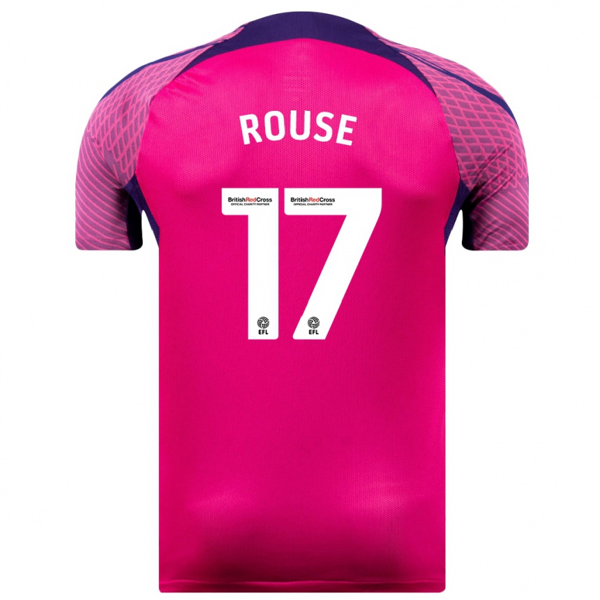 Hombre Fútbol Camiseta Mollie Rouse #17 Morado 2ª Equipación 2023/24