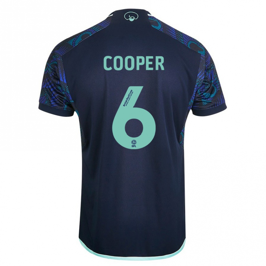 Hombre Fútbol Camiseta Liam Cooper #6 Azul 2ª Equipación 2023/24