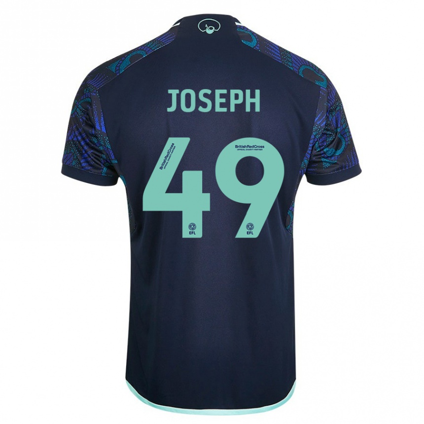 Hombre Fútbol Camiseta Mateo Joseph #49 Azul 2ª Equipación 2023/24