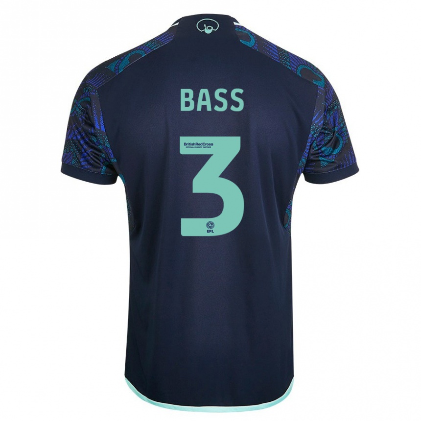 Hombre Fútbol Camiseta Rebekah Bass #3 Azul 2ª Equipación 2023/24