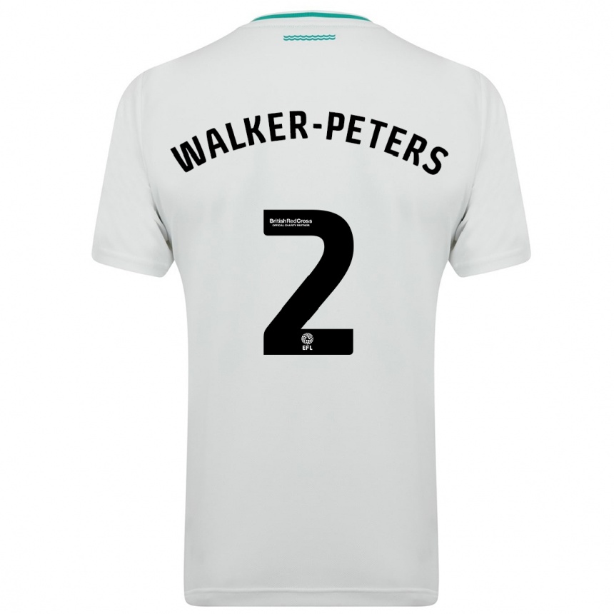 Hombre Fútbol Camiseta Kyle Walker-Peters #2 Blanco 2ª Equipación 2023/24