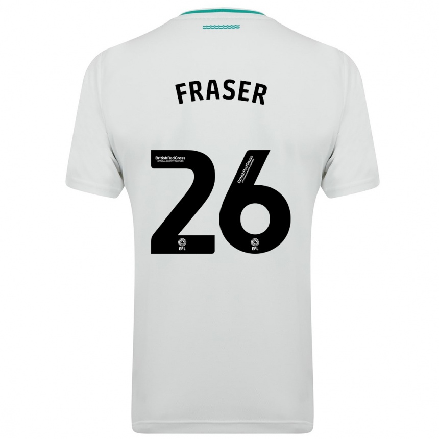 Hombre Fútbol Camiseta Ryan Fraser #26 Blanco 2ª Equipación 2023/24