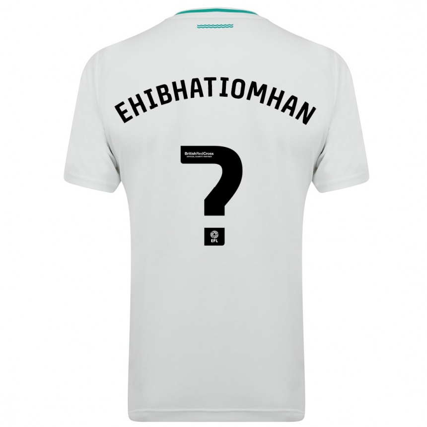 Hombre Fútbol Camiseta Princewill Ehibhatiomhan #0 Blanco 2ª Equipación 2023/24