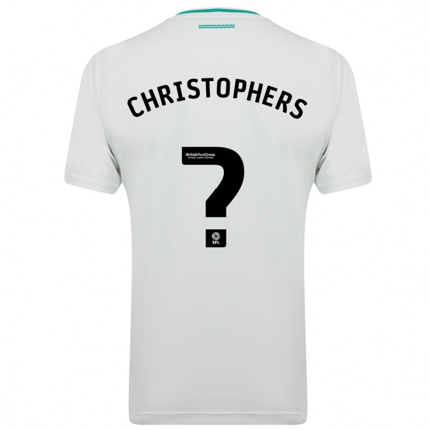 Hombre Fútbol Camiseta Leo Christophers #0 Blanco 2ª Equipación 2023/24