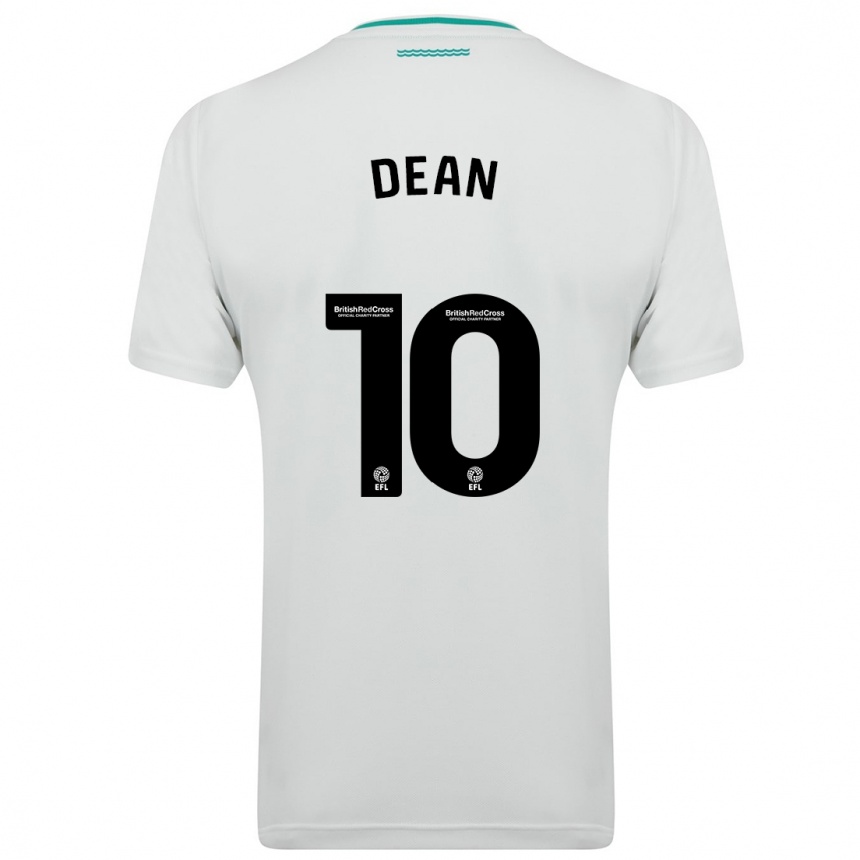 Hombre Fútbol Camiseta Rianna Dean #10 Blanco 2ª Equipación 2023/24