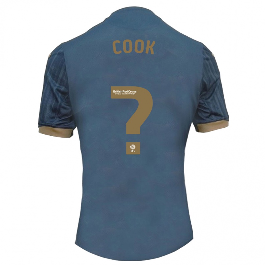 Hombre Fútbol Camiseta Jacob Cook #0 Verde Azulado Oscuro 2ª Equipación 2023/24